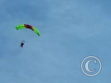 green parachute